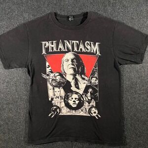Tultex Phantasm T-Shirt Mens S Black Horror Movie Graphic Cult Classic Tee
